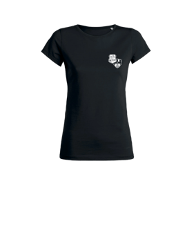 Merch Expresser T-Shirt Women Black | #justlogo1c