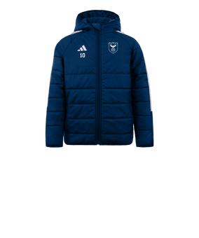 Veste d'hiver enfant adidas Tiro 24 bleu blanc 