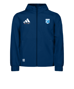 adidas Entrada 26 Regenjacke Dunkelblau