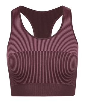 Hummel Yoga Seamless Crop T-Shirt Damen Braun F8016 - braun