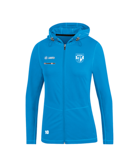 JAKO Run 2.0 Kapuzenjacke Damen Blau F89