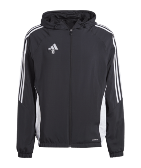 adidas Tiro 24 Windbreaker Schwarz Weiss