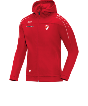 JAKO Classico Kapuzenjacke Rot F01
