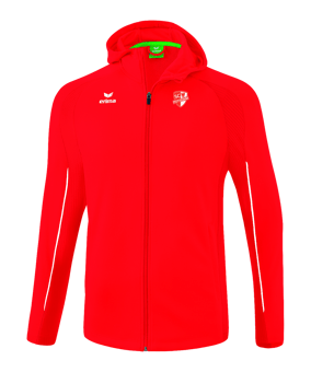 Erima Liga Star Kapuzenjacke Kids Rot Weiss