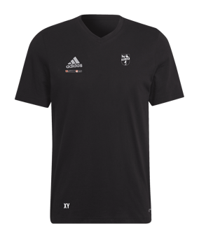 adidas Entrada 22 T-Shirt Schwarz