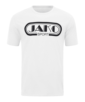 JAKO Retro T-Shirt Weiss F000 - weiss