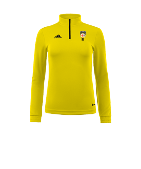 Sweatshirt adidas Entrada 22 Demi-Zip femmes jaune 