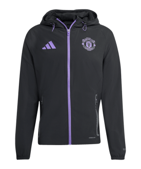 adidas Manchester United Vis Tech Travel Jacke Schwarz - schwarz
