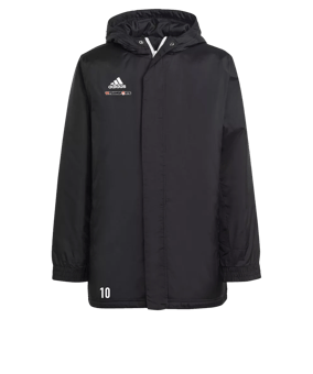 adidas Entrada 22 Stadium Jacke Schwarz