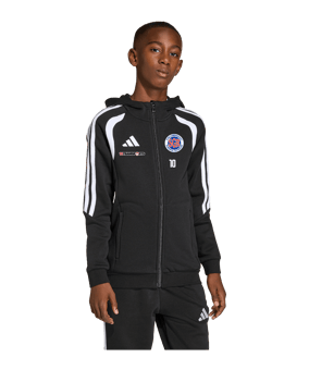adidas Tiro 26 League Kapuzenjacke Kids Schwarz