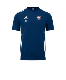 adidas Tiro 24 T-Shirt Blau Weiss