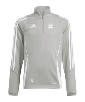 adidas Tiro 24 Trainingstop Kids Grau Weiss