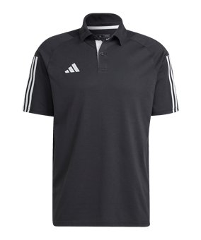 adidas Tiro 23 Competition Poloshirt Schwarz - schwarz