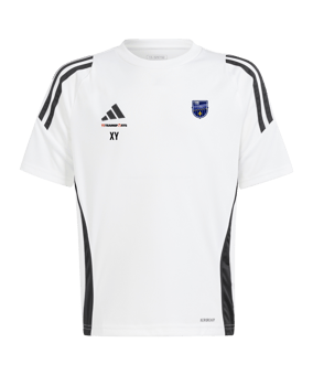 adidas Tiro 24 Trikot Kids Weiss Schwarz