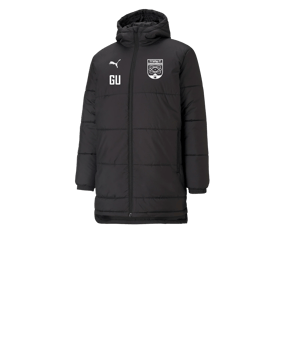 PUMA Bench Jacke Kids Schwarz Weiss F03