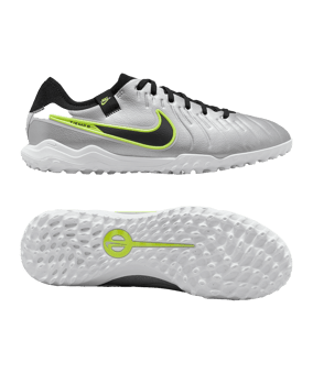 Nike Tiempo Legend X Pro TF Mad Voltage Silber Schwarz F001 - silber