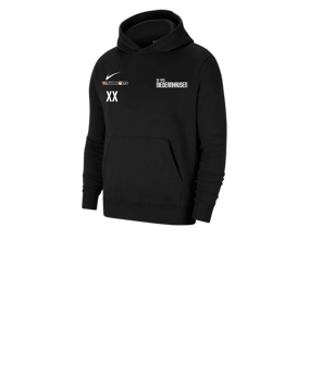 Nike Park 20 Fleece Hoody Kids Schwarz Weiss F010