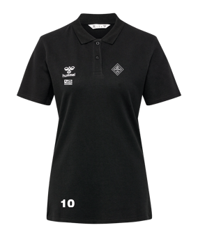Hummel GO 2.0 Polo Damen Schwarz F2001