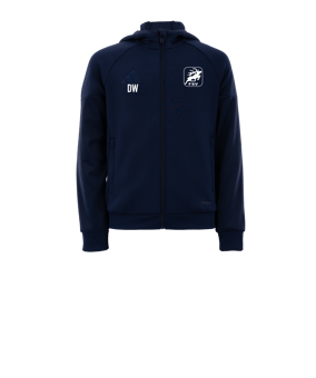 adidas Tiro 25 Travel Kapuzenjacke Kids Blau