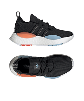 adidas Originals NMD_W1 Damen Schwarz Weiss Blau - schwarz