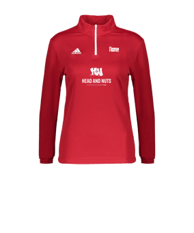adidas Entrada 22 HalfZip Sweatshirt Damen Rot
