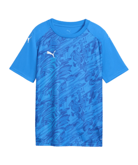 PUMA teamFINAL Graphic Maglietta Kids Blu C02 - blu