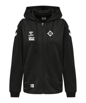 Hummel Core Xk Poly Kapuzenjacke Damen Schwarz F2042