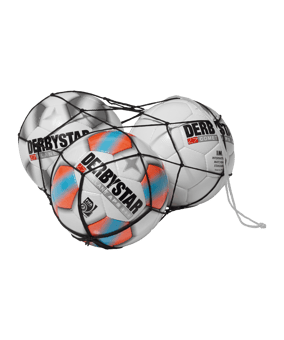 Derbystar Ballnetz für 10 Bälle Schwarz F000 - schwarz