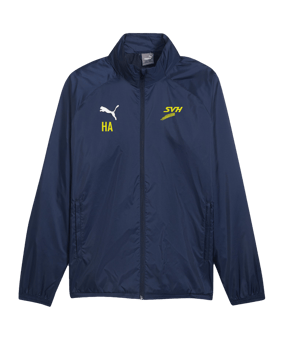 PUMA teamGOAL Allwetterjacke Blau Weiss F06