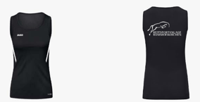 JAKO Challenge Tanktop Damen Schwarz Weiss F802