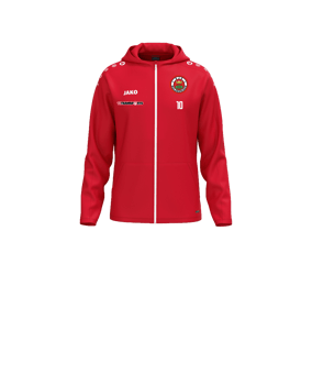 JAKO One Kapuzenjacke Kids Rot F100