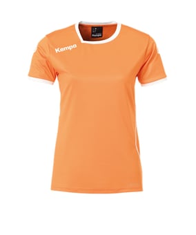 Kempa Curve Trikot T-Shirt Damen Orange Weiss F10 - orange