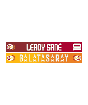 Galatasaray Istanbul Galatasaray Istanbul Leroy Sane Welcome Schal Gelb - gelb