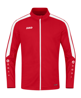 JAKO Power Polyesterjacke Rot Weiss F100