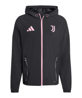 adidas Juventus Turin Vis Tech Travel Jacke Schwarz - schwarz