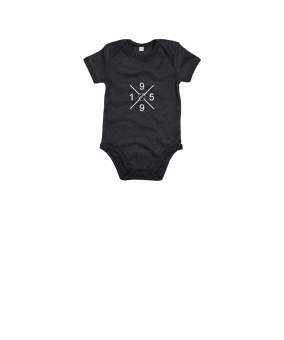 Merch Baby Body Charcoal Grey Melange
