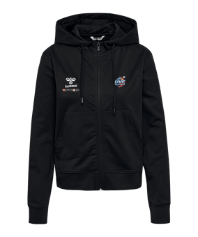 Hummel GO 2.0 Kapuzenjacke Damen Schwarz F2001