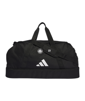 adidas Tiro League Duffel Bag Gr. L Schwarz Weiss