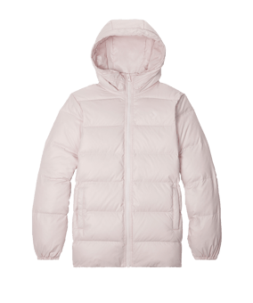 Converse Down Mid Kapuzenjacke Damen Rosa - rosa