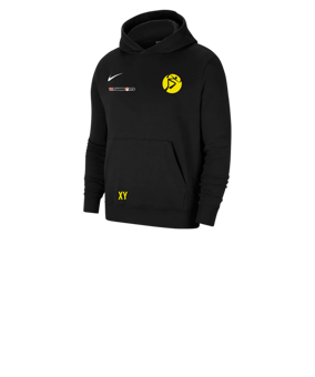 Nike Park 20 Fleece Hoody Kids Schwarz Weiss F010