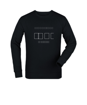 Merch Roller Sweatshirt Black | #established