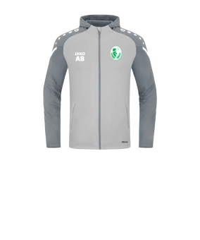 JAKO Performance Kapuzenjacke Kids Grau F845
