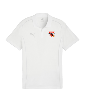 PUMA teamFINAL Casuals Poloshirt  Weiss F04