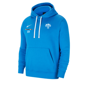 Nike Park 20 Fleece Hoody Blau Weiss F463