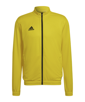 adidas Entrada 22 TK Trainingsjacke Gelb Schwarz - gelb