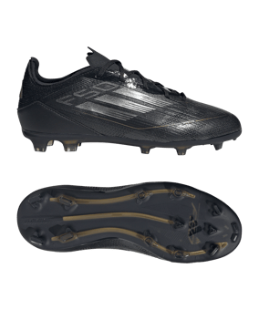 adidas F50 Pro FG Kids Dark Spark Schwarz Grau - schwarz