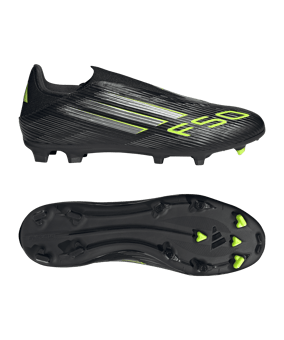 adidas F50 League LL FG/MG Electric Stealth Schwarz - schwarz