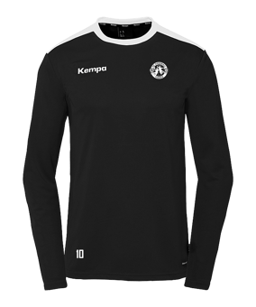 Kempa Emotion 27 Shirt Langarm Schwarz Weiss F003
