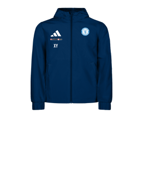 adidas Entrada 26 Regenjacke Kids Dunkelblau