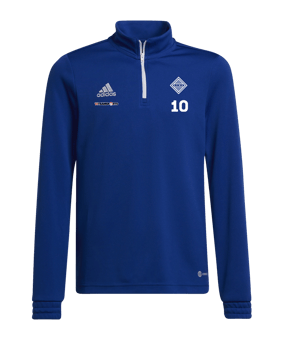 adidas Entrada 22 HalfZip Sweatshirt Kids Blau